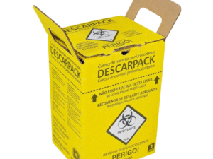 Caixa Coletora de Perfurocortantes - Descarpak - 03 Litros