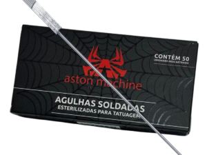 Agulhas de Haste Aston Magnum Curva Round Magnum - RM - Caixa com 50 Unidades