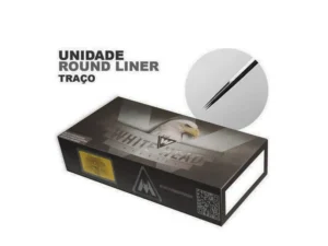 Agulhas de Haste White Head Traço Round Liner - RL - Unidade