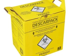Caixa Coletora de Perfurocortantes - Descarpak - 07 Litros