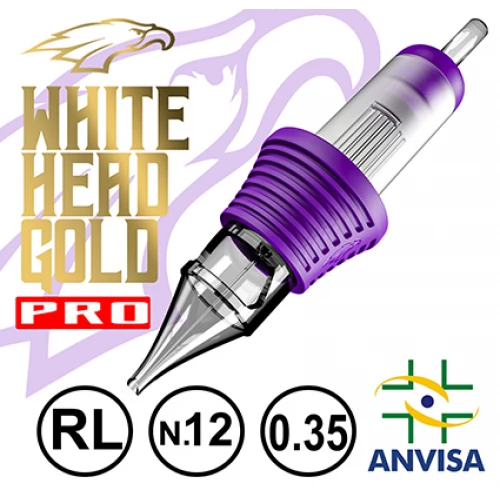 Cartuchos White Head - Gold Pro - Traço - Round Liner - RL - Unidade - Imagem 2