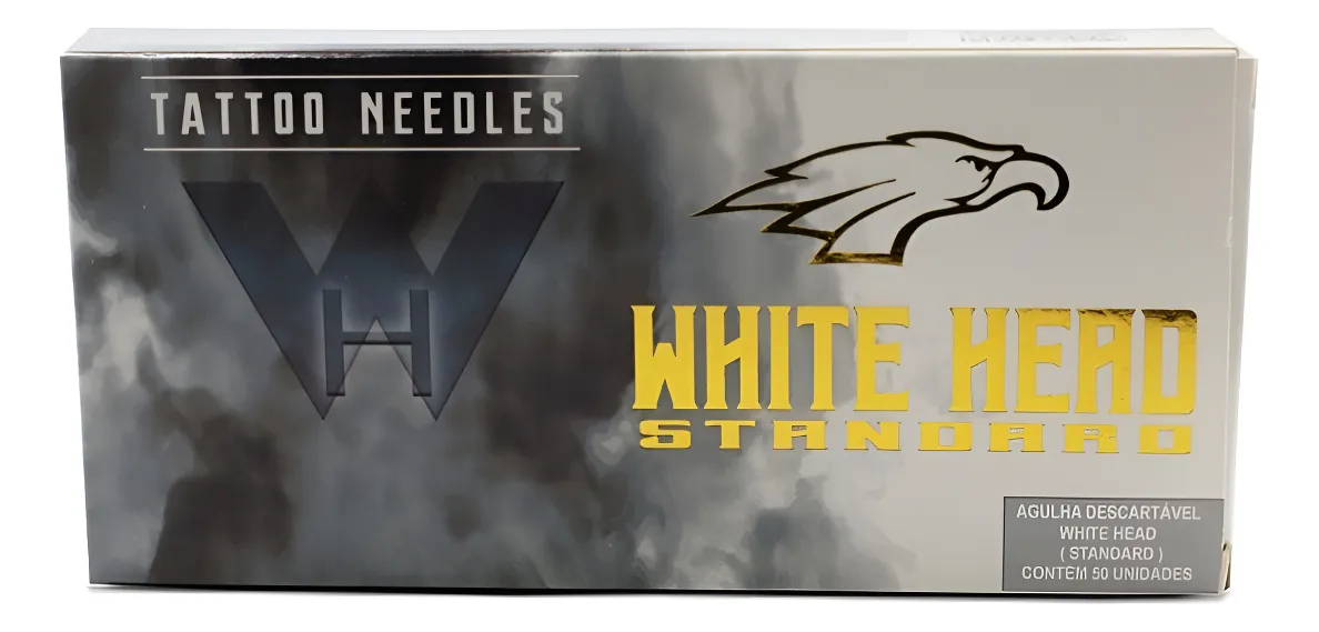 Agulhas de Haste - White Head - Bucha - Round Shader - RS - Unidade - Imagem 2