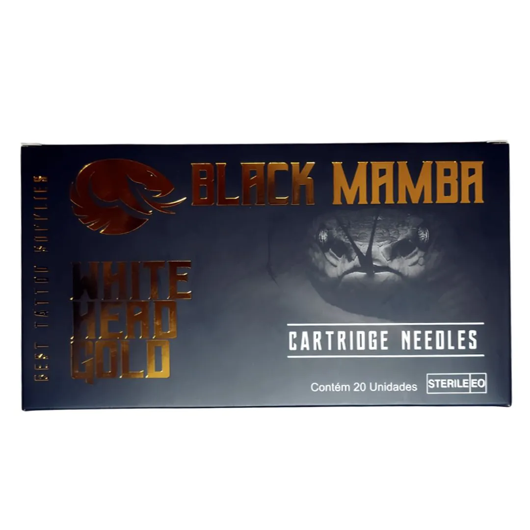 Cartuchos White Head - Black Mamba - Traço - Round Liner - RL - Unidade - Imagem 2