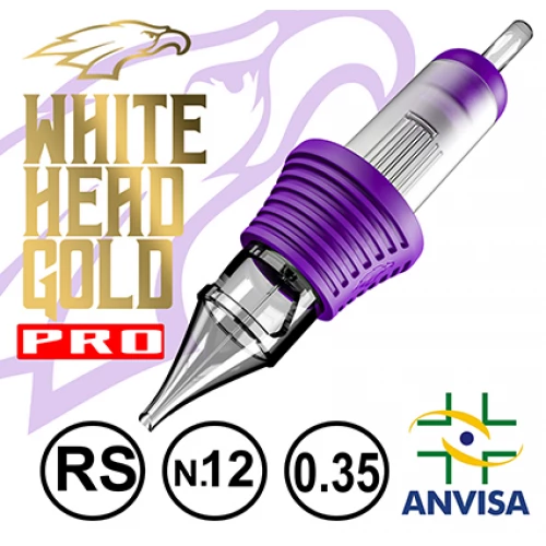 Cartuchos White Head - Gold Pro - Bucha - Round Shader - RS - Unidade - Imagem 2