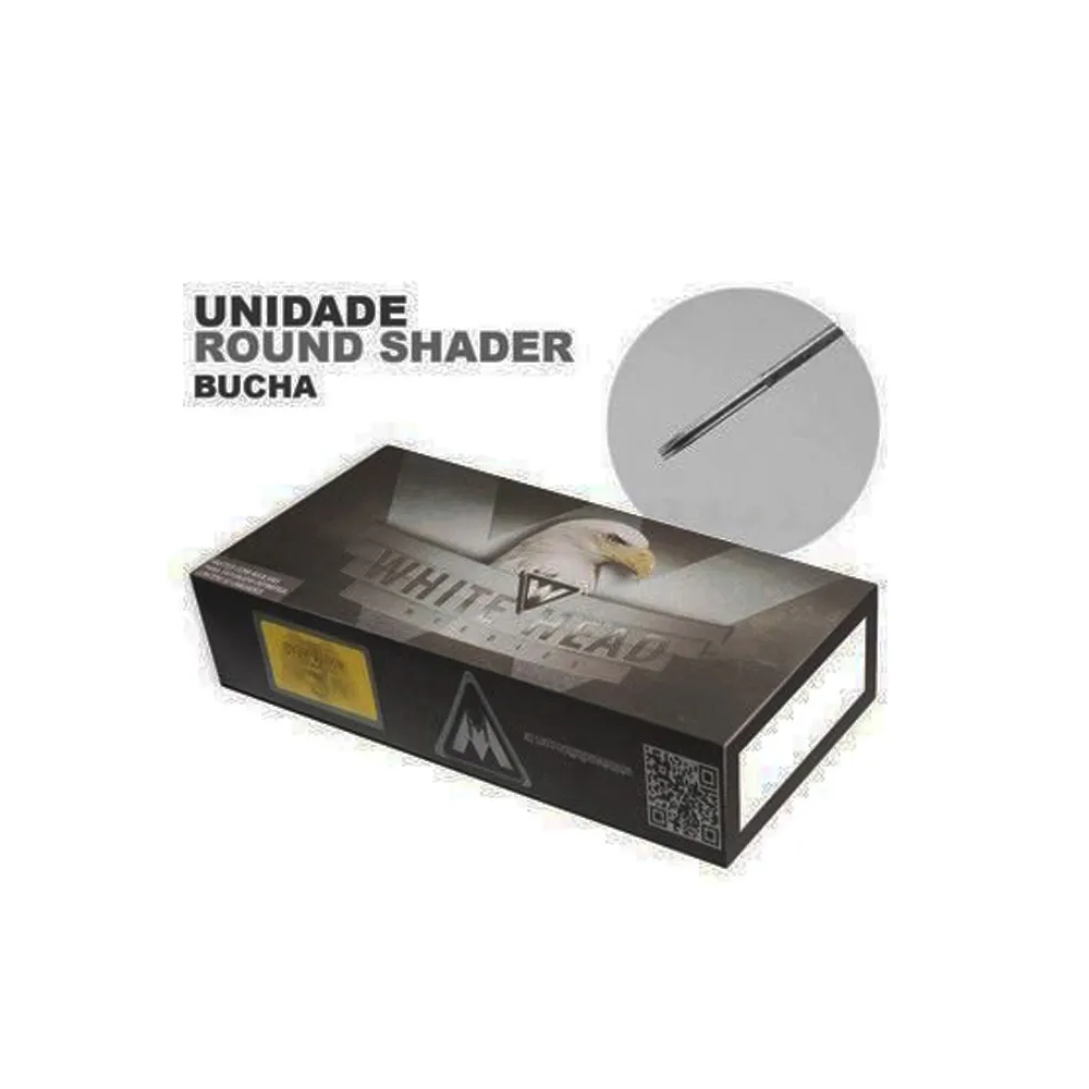Agulhas de Haste - White Head - Pintura Curva - Round Magnum - RM - Unidade