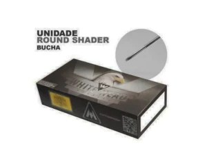 Agulhas de Haste - White Head - Bucha - Round Shader - RS - Unidade