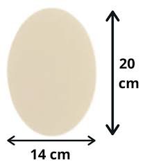 Pele Artificial - Dherma Art - Oval 20 cm x 14 cm - Imagem 2