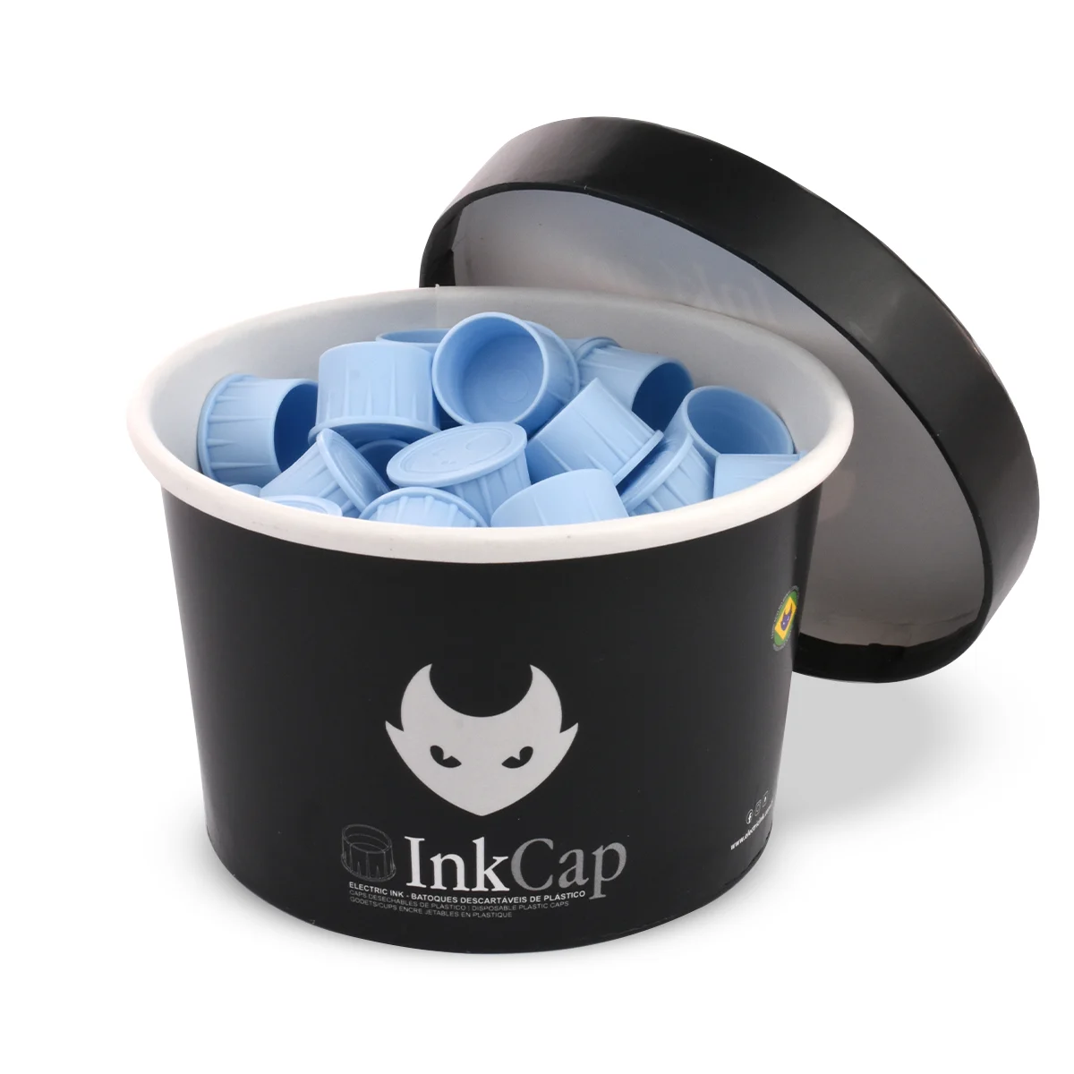 Batoque Silicone Base Inferior - Electric Ink - Azul - Imagem 7