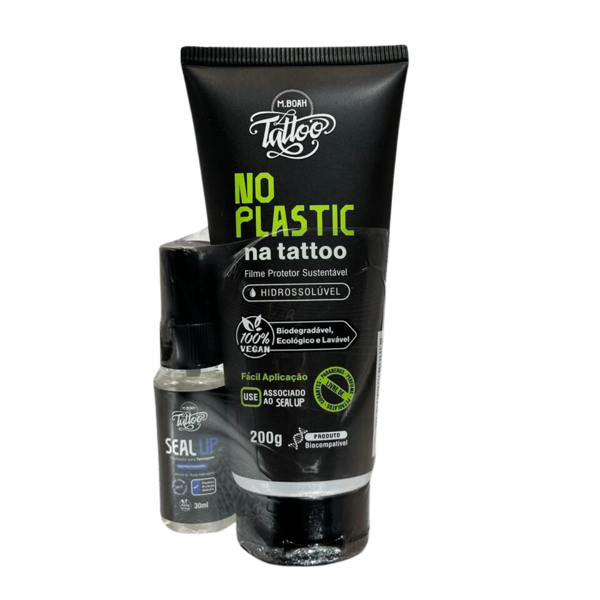 Filme Protetor Sustentável - Mboah - No Plastic 200 g + Seal Up 30 ml