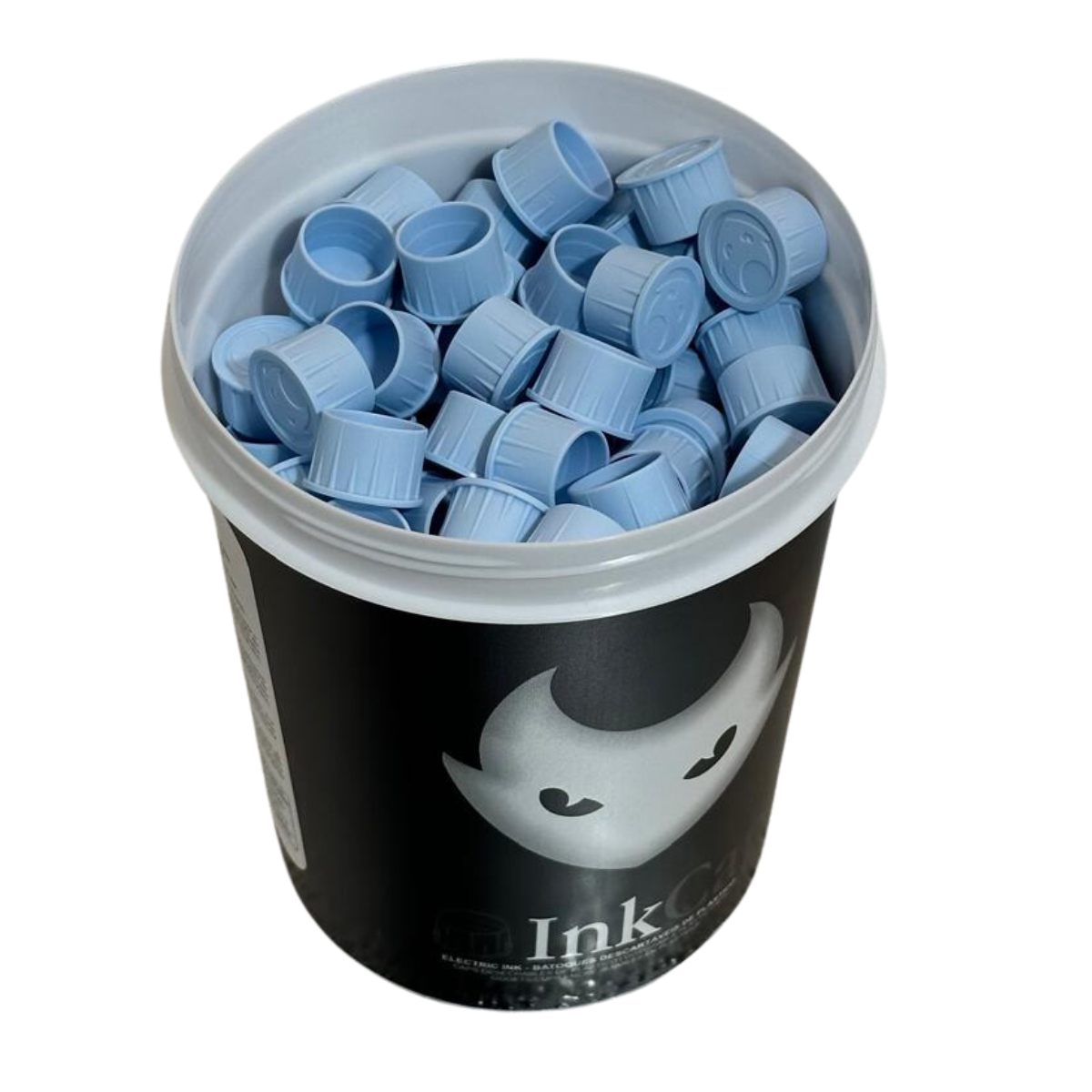 Batoque Silicone Base Inferior - Electric Ink - Azul - Imagem 4