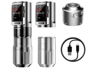 Máquina Pen com Baterias e Regulagem de Cursor - Poseidon S Luxe - Prata
