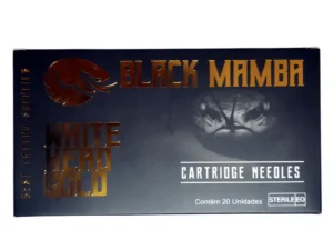 Cartuchos White Head - Black Mamba - Traço - Round Liner - RL - Caixa com 20 Unidades