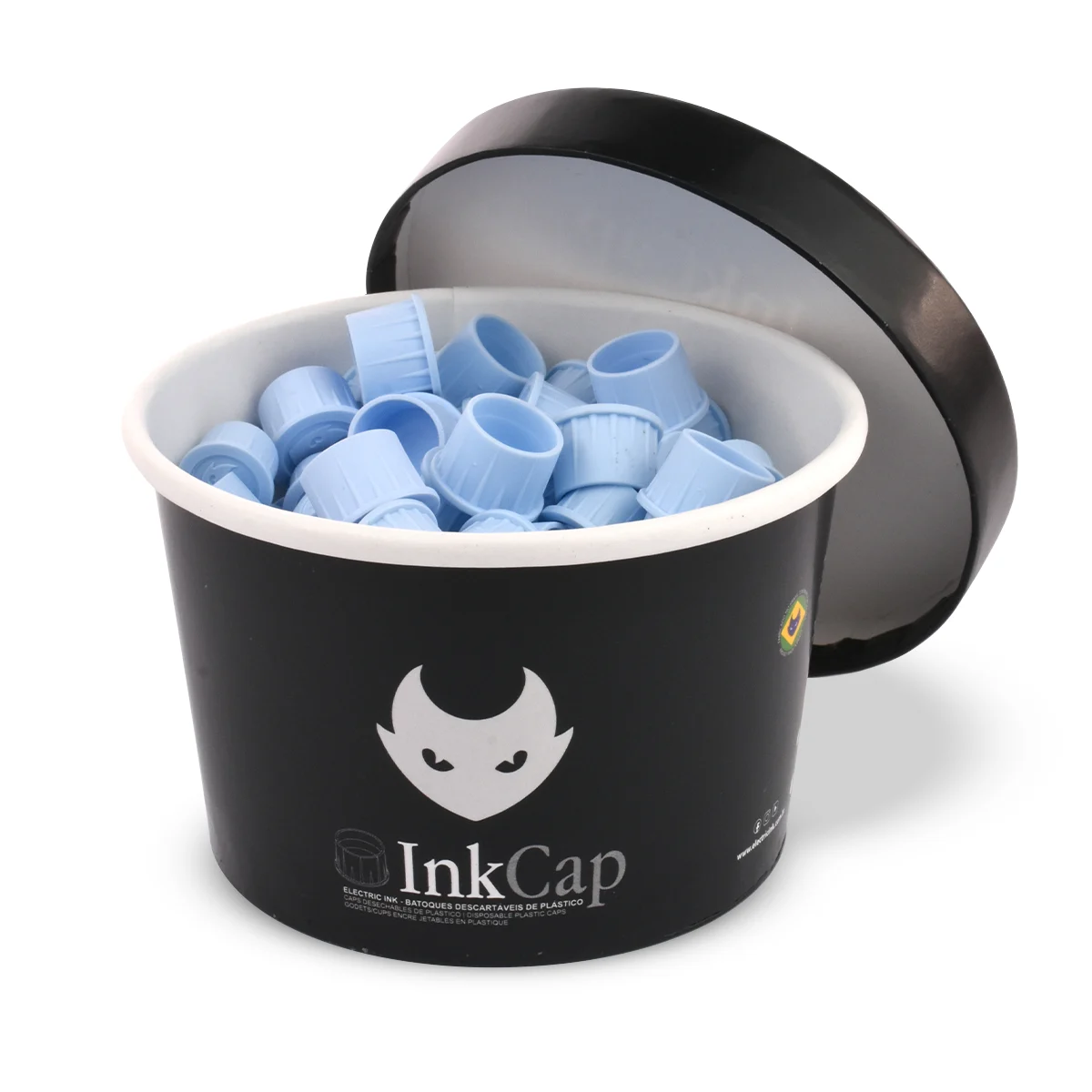 Batoque Silicone Base Inferior - Electric Ink - Azul - Imagem 8